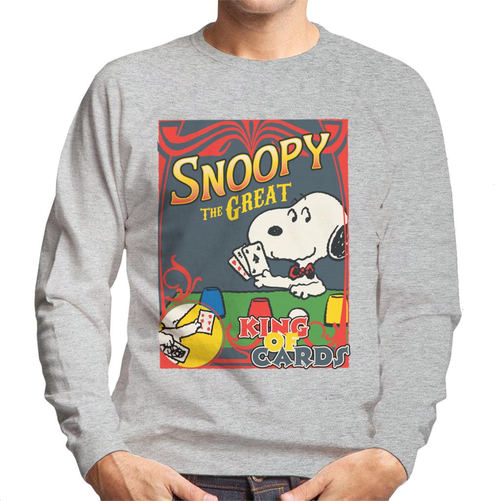 Peanuts Snoopy The Great King Of Cards Men's Sweatshirt product image 4