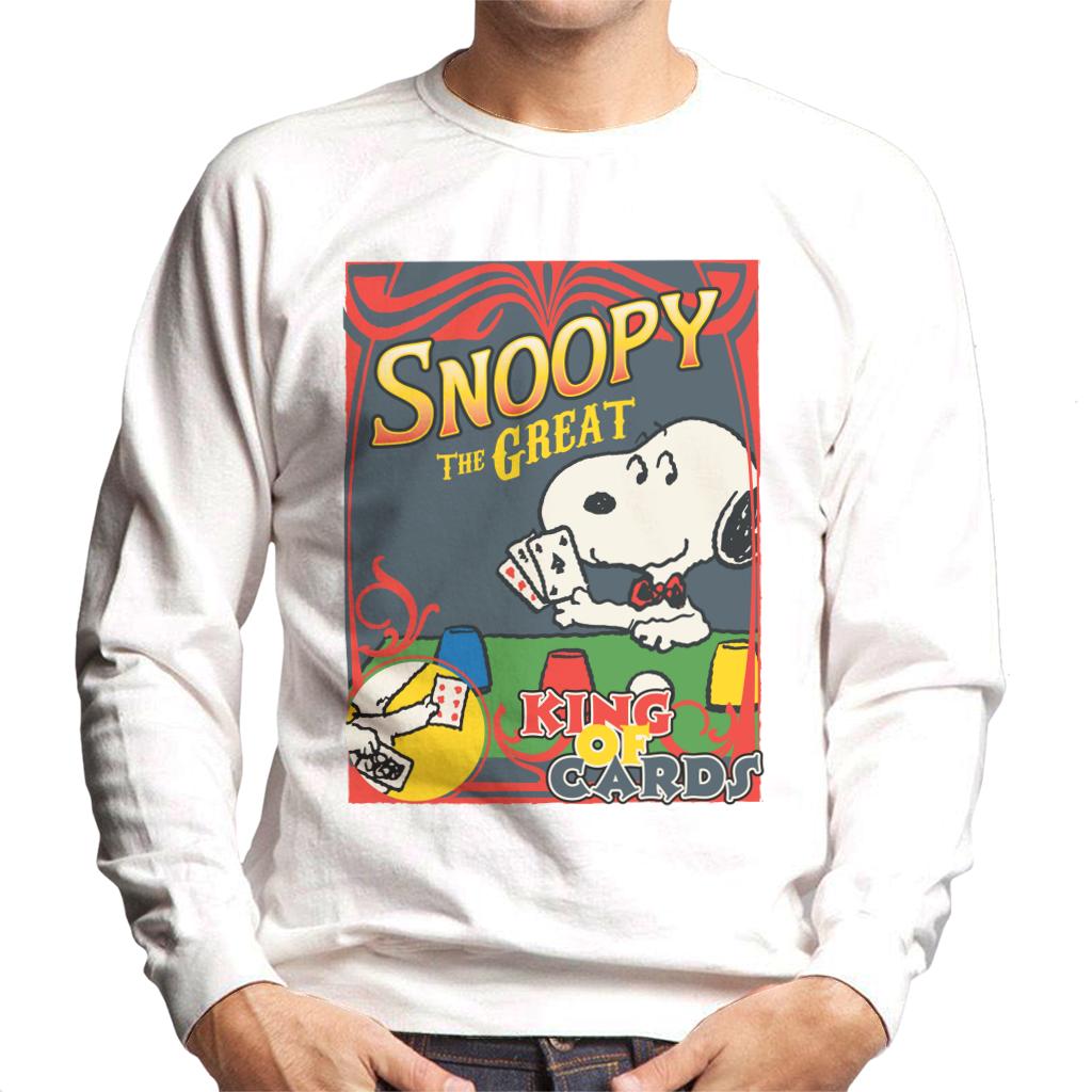 Peanuts Snoopy The Great King Of Cards Men's Sweatshirt product image 6