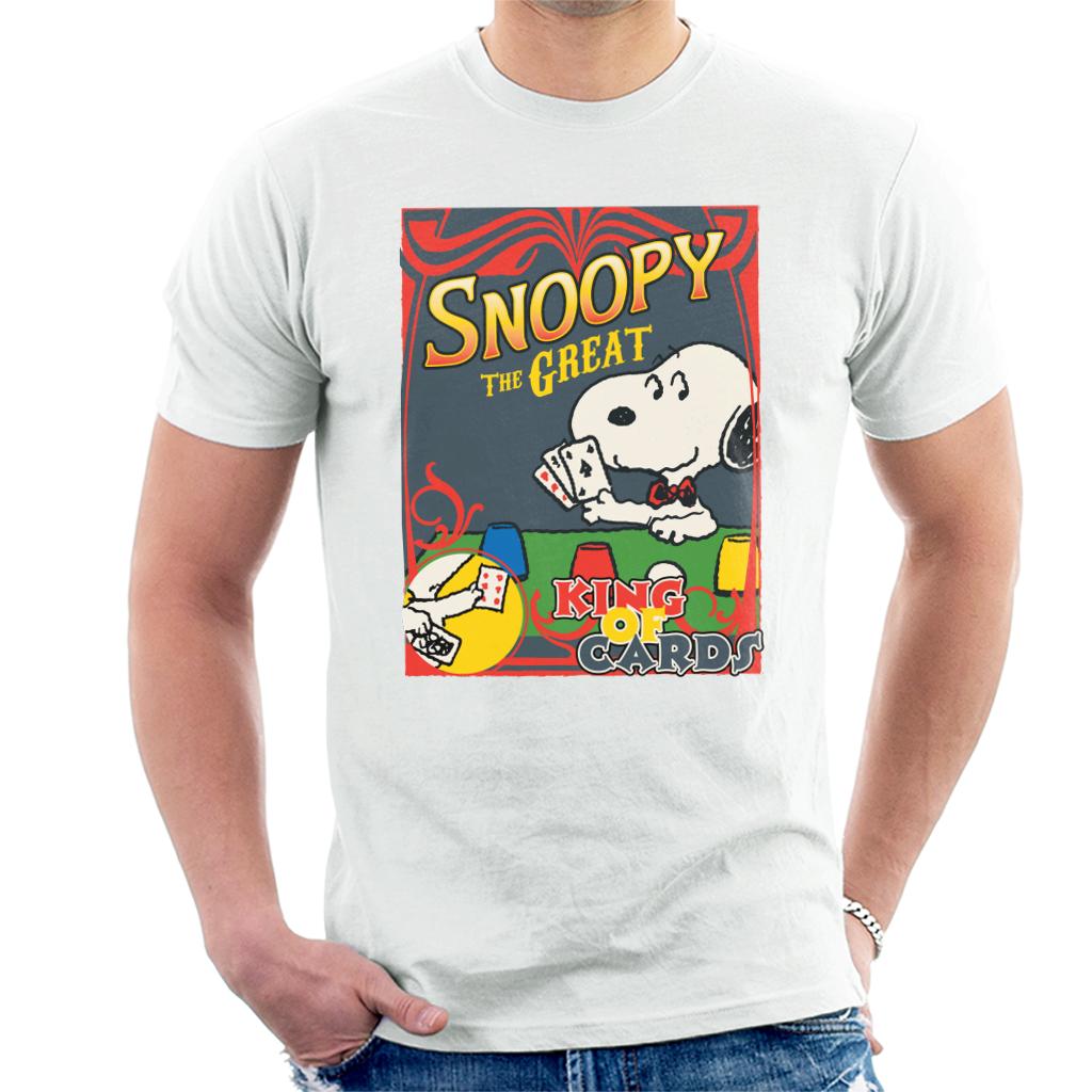 Peanuts Snoopy The Great King Of Cards Men's T-Shirt product image 6