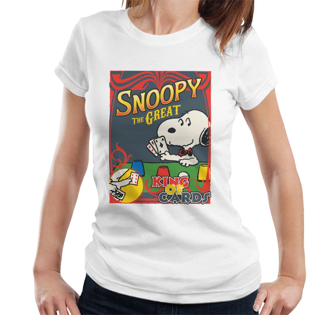 Peanuts Snoopy The Great King Of Cards Women's T-Shirt product image 6