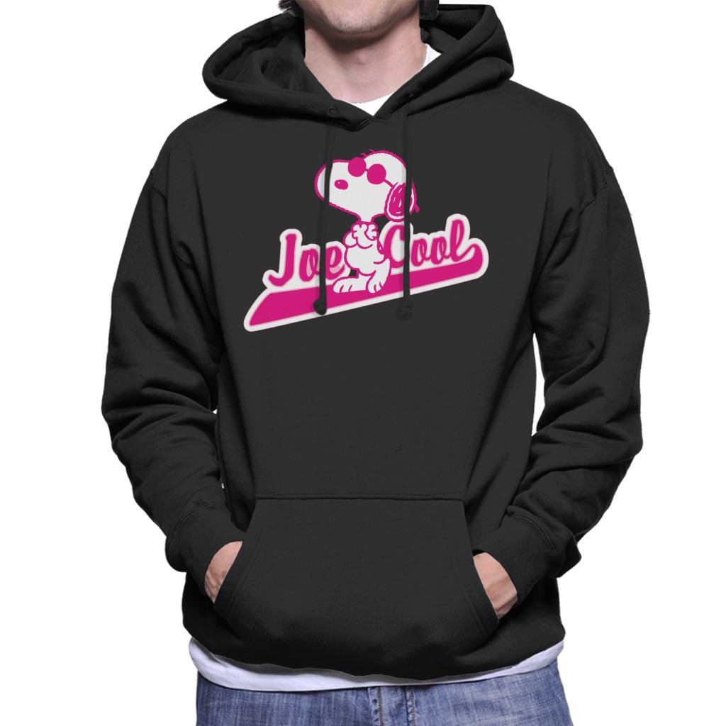 Peanuts Joe Cool Baseball Text Men's Hooded Sweatshirt product image 1