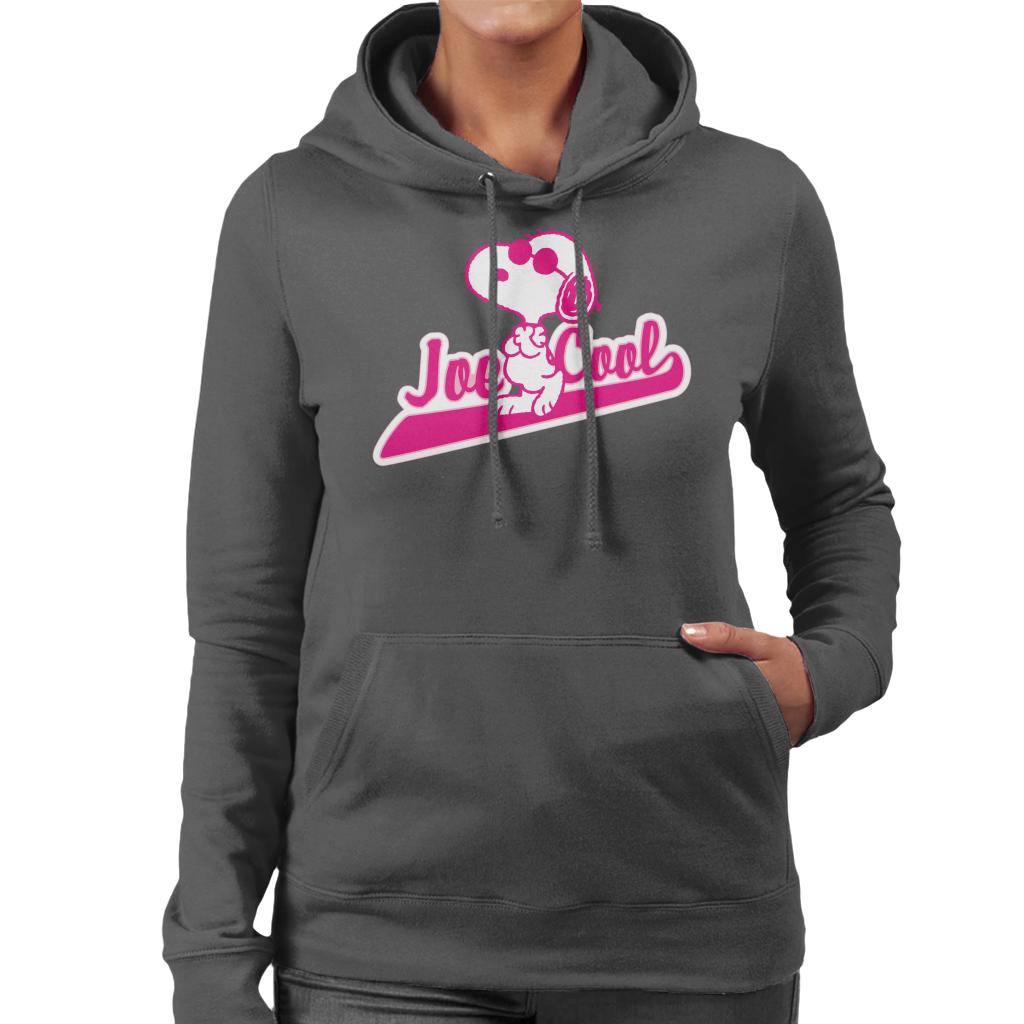 Peanuts Joe Cool Baseball Text Women's Hooded Sweatshirt product image 4