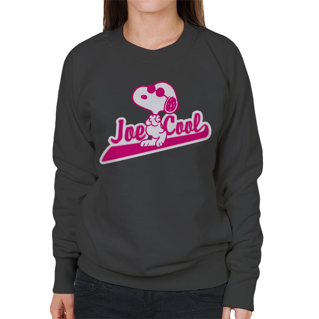 Peanuts Joe Cool Baseball Text Women's Sweatshirt product image 4