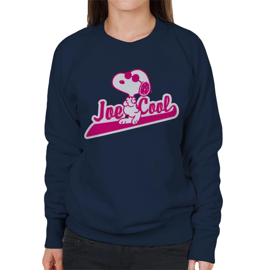 Peanuts Joe Cool Baseball Text Women's Sweatshirt product image 6