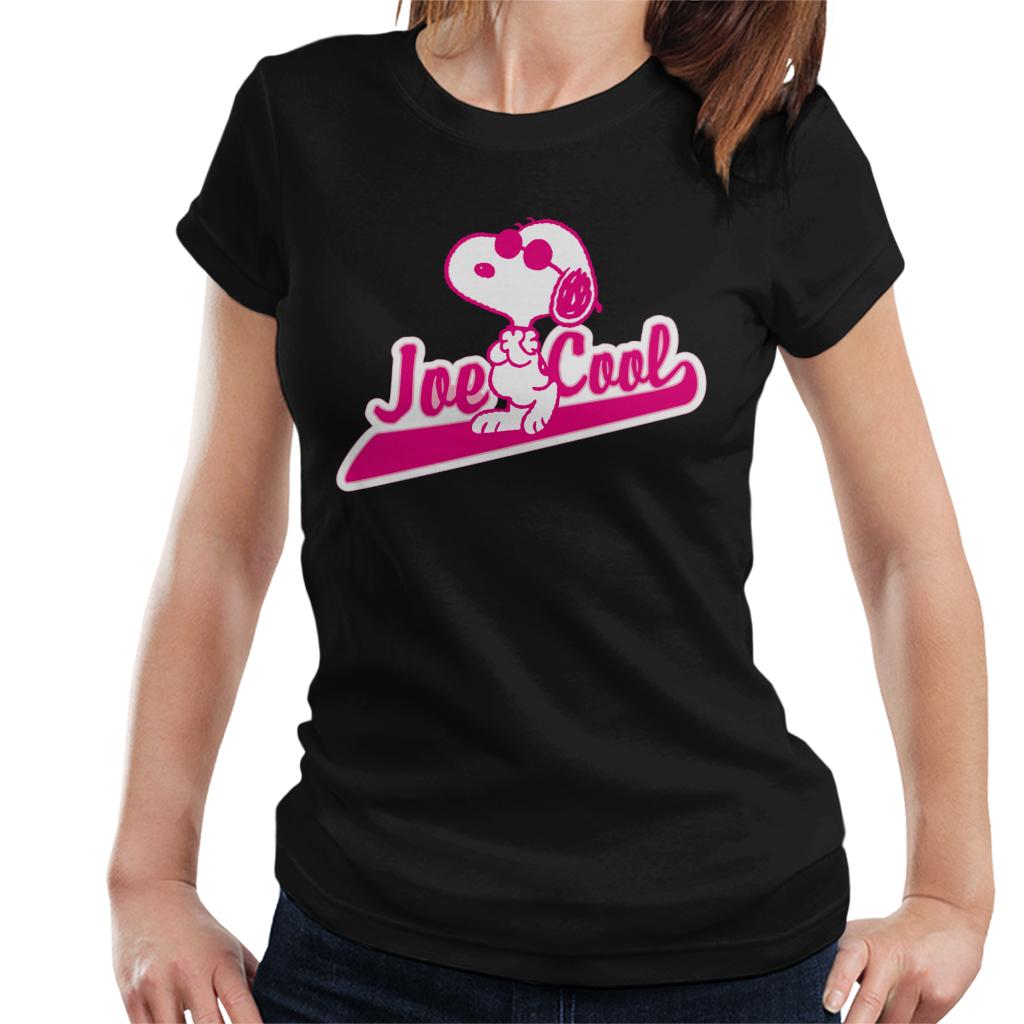Peanuts Joe Cool Baseball Text Women's T-Shirt product image 1