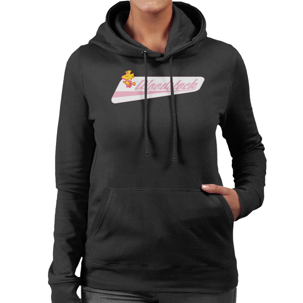 Peanuts Woodstock Baseball Text Women's Hooded Sweatshirt product image 1