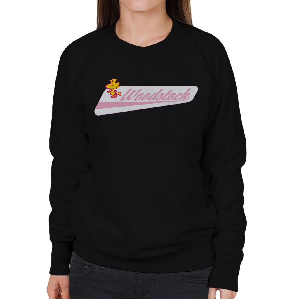 Peanuts Woodstock Baseball Text Women's Sweatshirt product image 1
