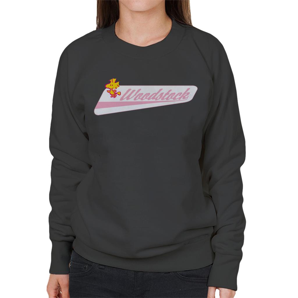 Peanuts Woodstock Baseball Text Women's Sweatshirt product image 4