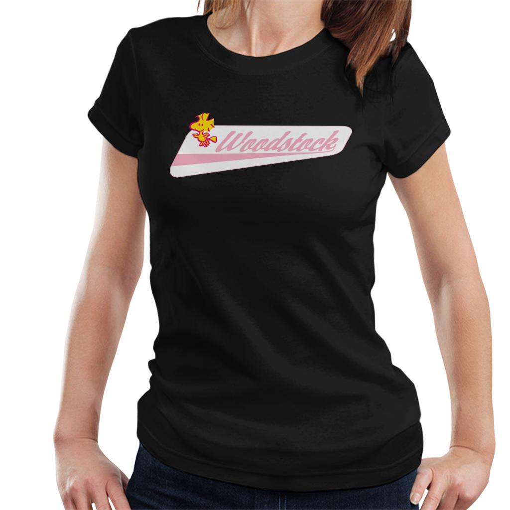 Peanuts Woodstock Baseball Text Women's T-Shirt product image 1