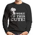 Peanuts Snoopy I Woke Up This Cute Men's Sweatshirt product image 1