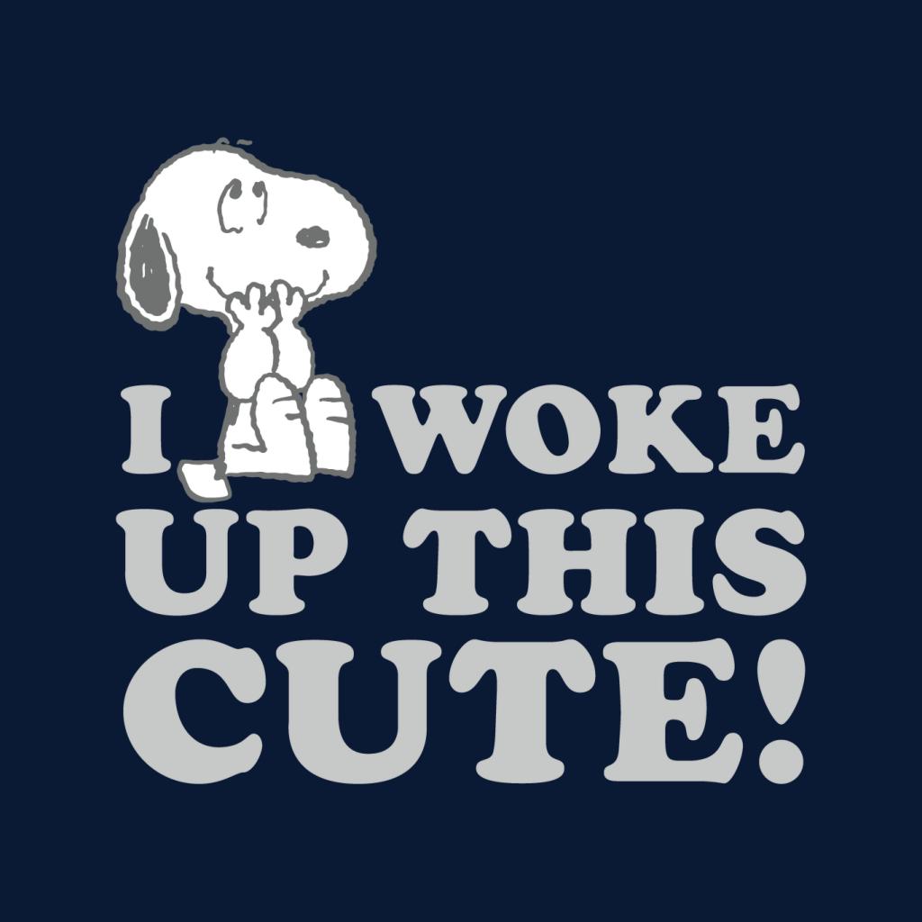 Peanuts Snoopy I Woke Up This Cute Men's Hooded Sweatshirt product image 5