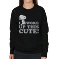 Peanuts Snoopy I Woke Up This Cute Women's Sweatshirt product image 1