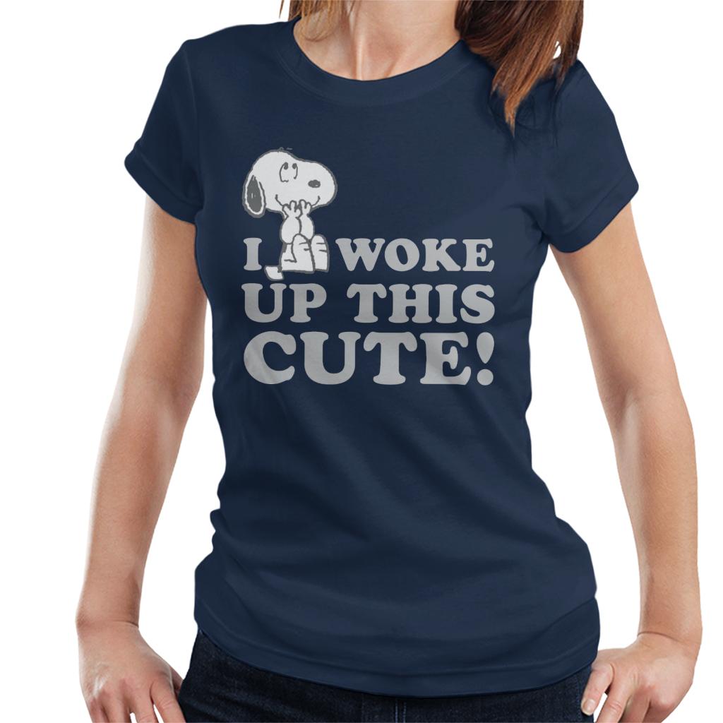 Peanuts Snoopy I Woke Up This Cute Women's T-Shirt product image 4