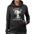 Peanuts Cute & Cuddly Snoopy Women's Hooded Sweatshirt product image 1