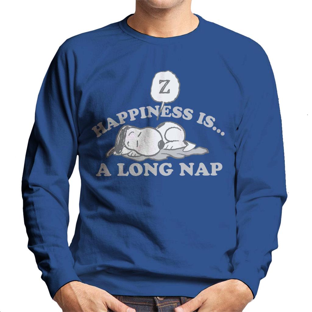 Peanuts Happiness Is A Long Nap Snoopy Men's Sweatshirt product image 4