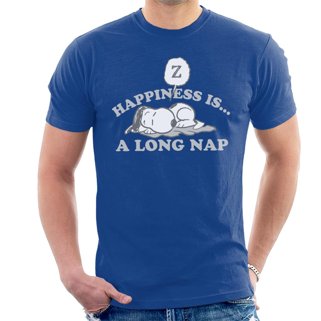 Peanuts Happiness Is A Long Nap Snoopy Men's T-Shirt product image 4