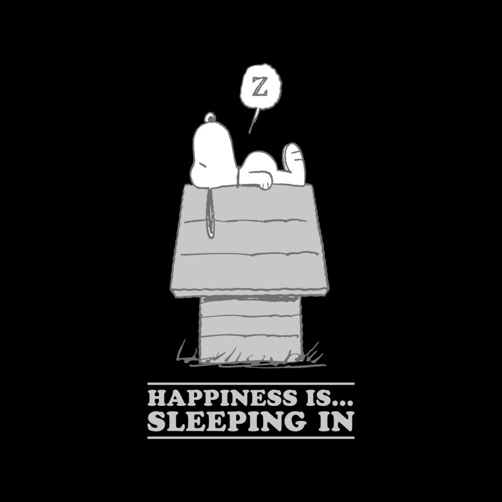 Peanuts Happiness Is Sleeping In Snoopy Women's Sweatshirt product image 2