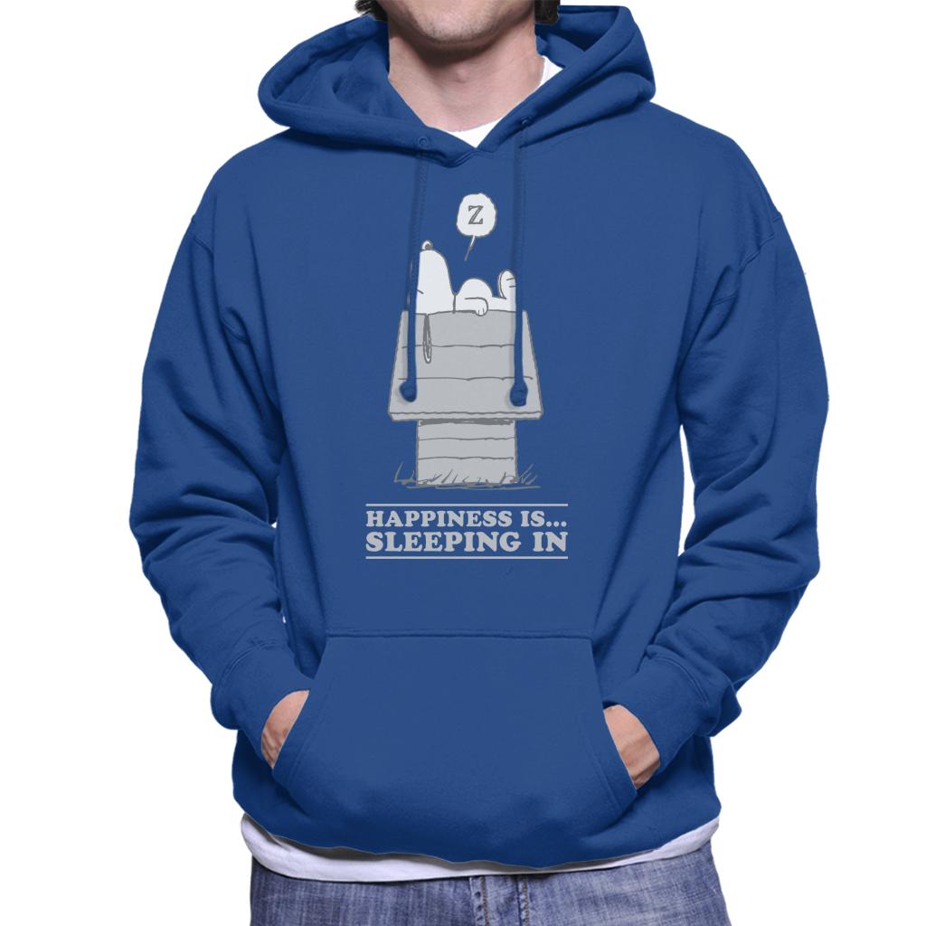 Peanuts Happiness Is Sleeping In Snoopy Men's Hooded product image 4