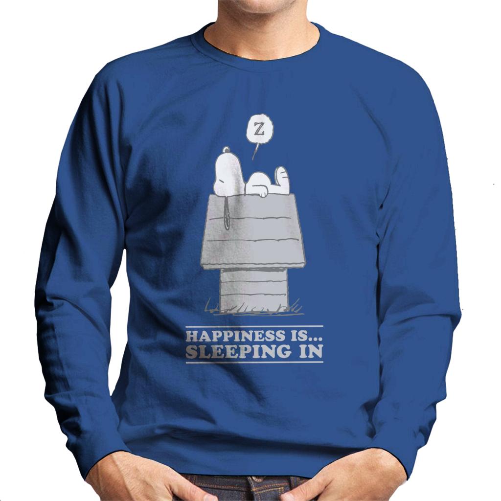Peanuts Happiness Is Sleeping In Snoopy Men's Sweatshirt product image 4