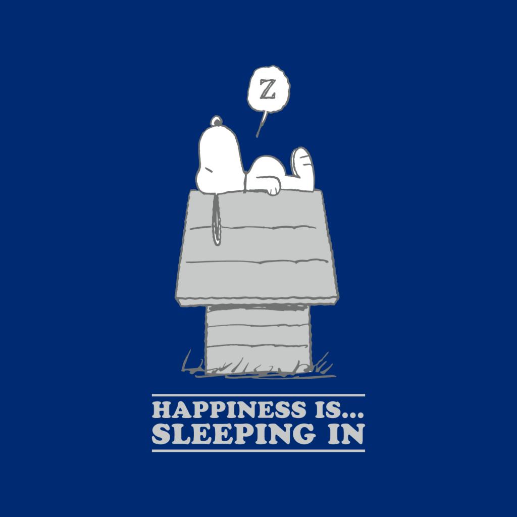Peanuts Happiness Is Sleeping In Snoopy Men's Sweatshirt product image 5