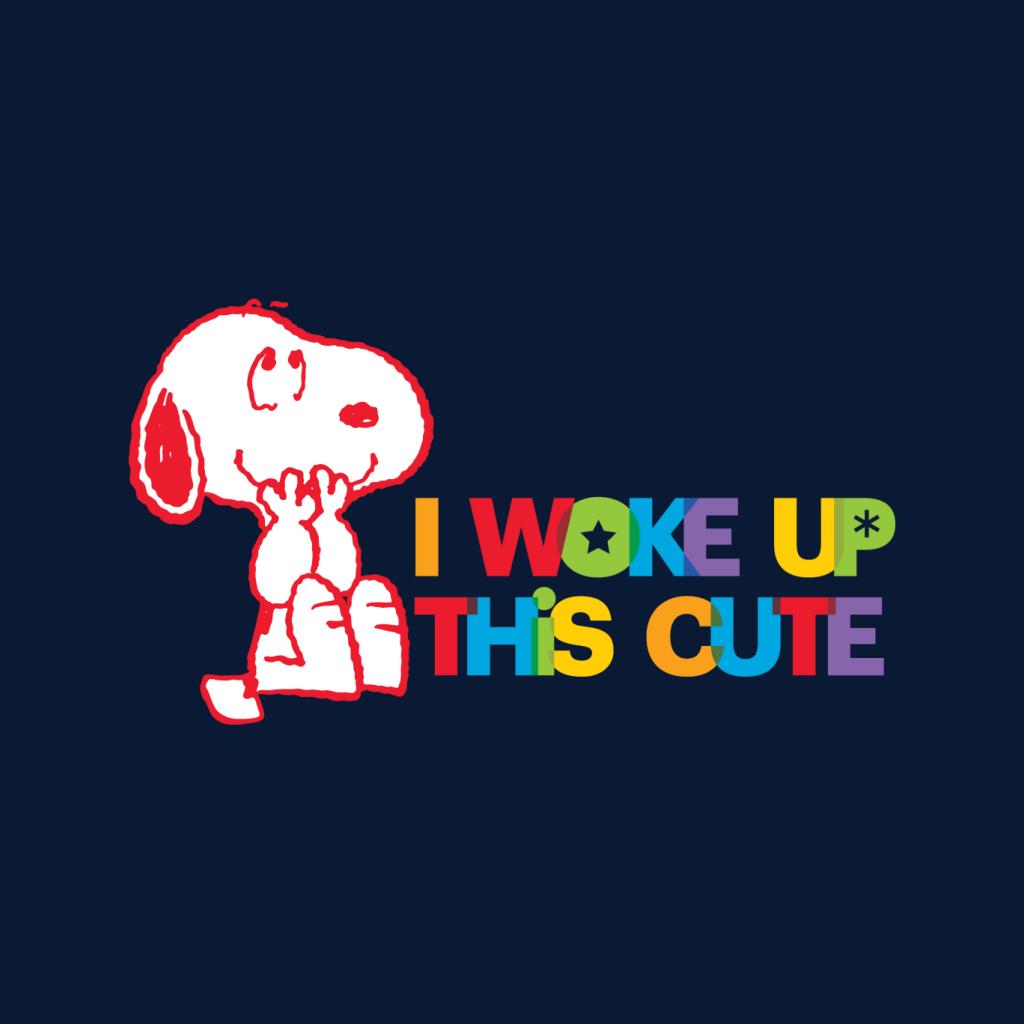 Peanuts I Woke Up This Cute Snoopy Men's T-Shirt product image 5