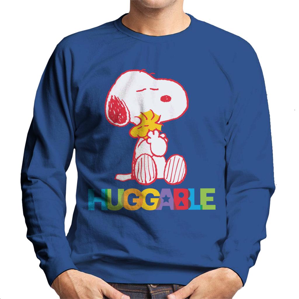 Peanuts Rainbow Huggable Snoopy & Woodstock Men's Sweatshirt product image 6