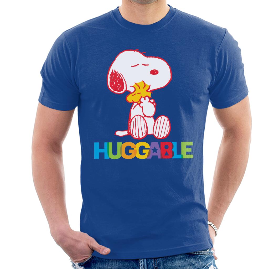 Peanuts Rainbow Huggable Snoopy & Woodstock Men's T-Shirt product image 6