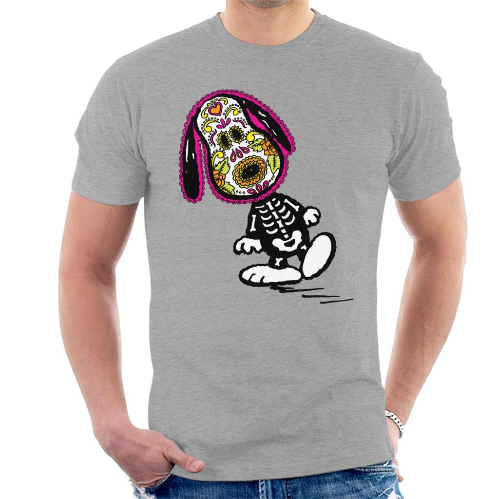 Peanuts Cinco De Mayo Skeleton Snoopy Men's T-Shirt product image 1