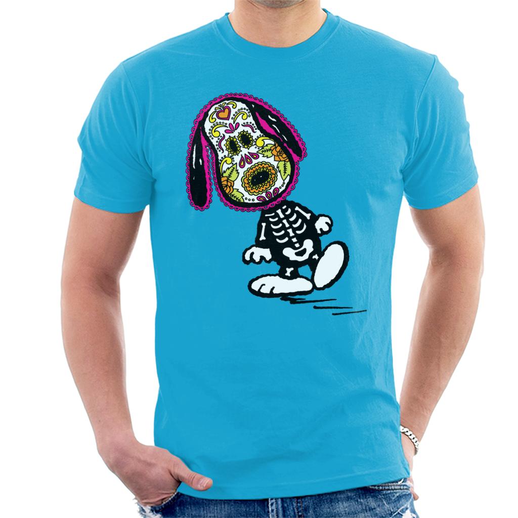 Peanuts Cinco De Mayo Skeleton Snoopy Men's T-Shirt product image 6
