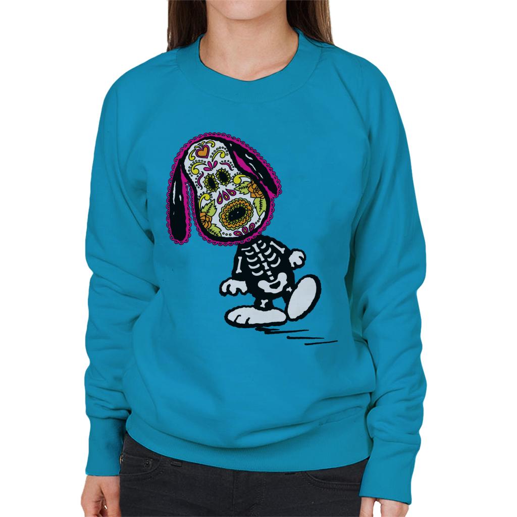 Peanuts Cinco De Mayo Skeleton Snoopy Women's Sweatshirt product image 6