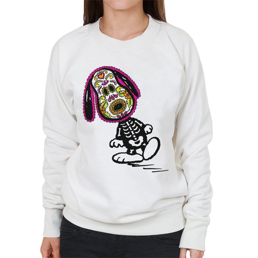 Peanuts Cinco De Mayo Skeleton Snoopy Women's Sweatshirt product image 4