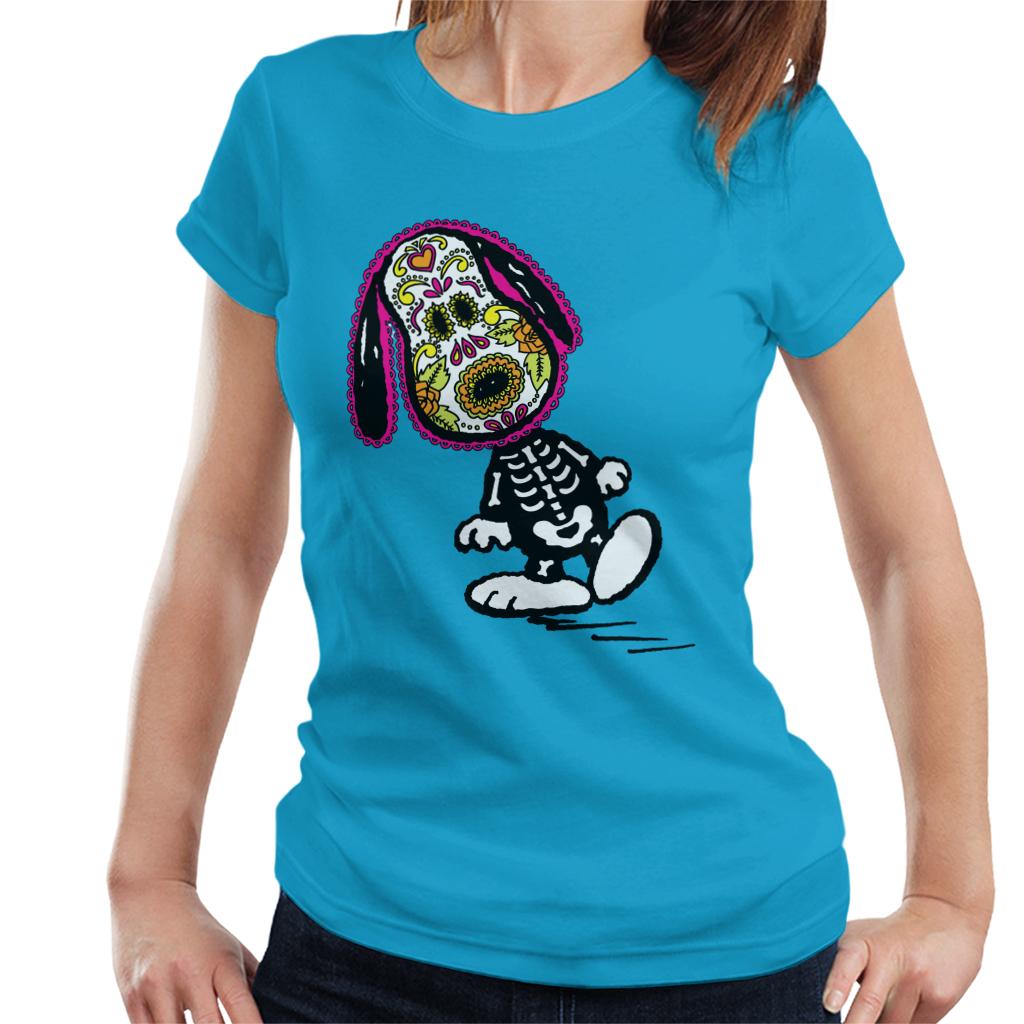 Peanuts Cinco De Mayo Skeleton Snoopy Women's T-Shirt product image 6