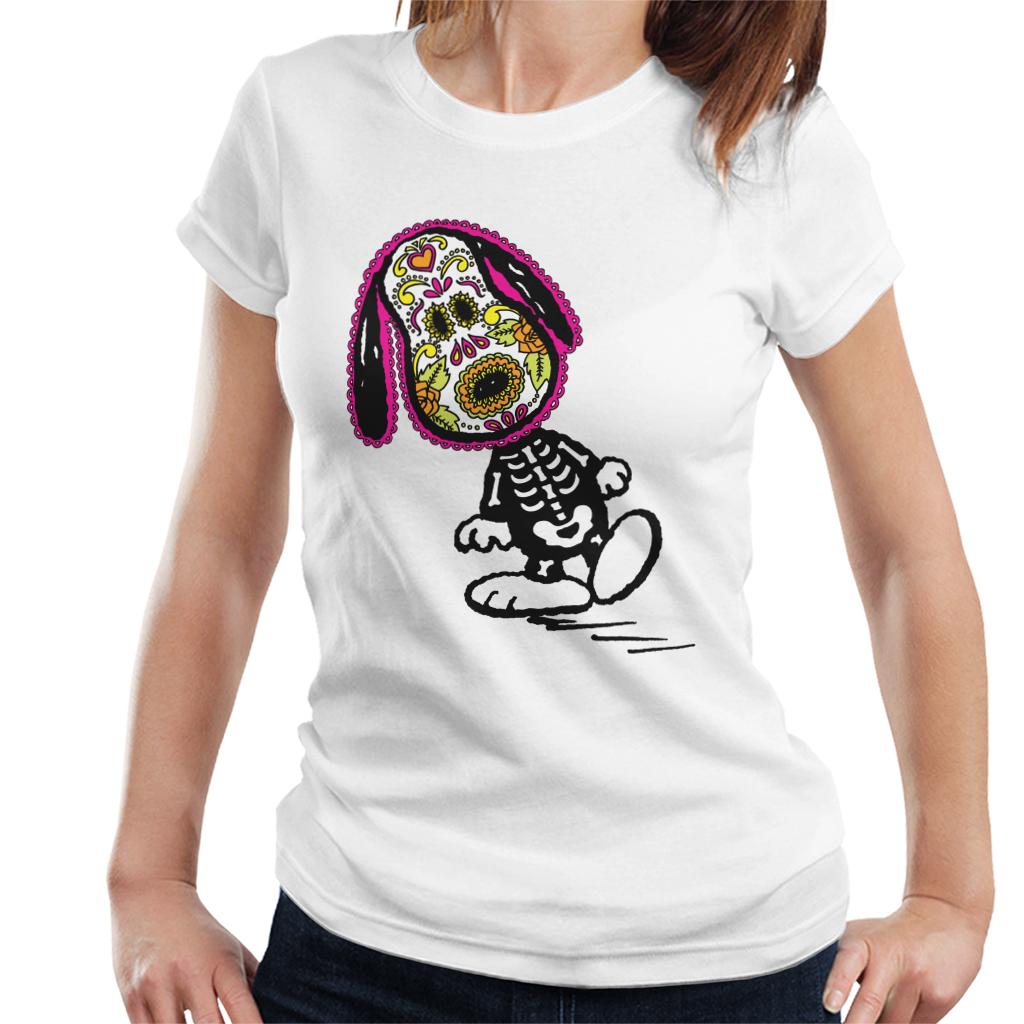 Peanuts Cinco De Mayo Skeleton Snoopy Women's T-Shirt product image 4