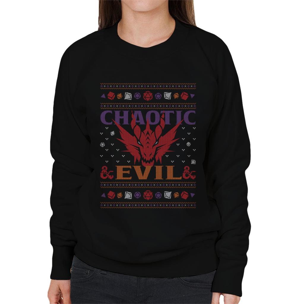 Dungeons & Dragons Chaotic Evil Women's Sweatshirt product image 1