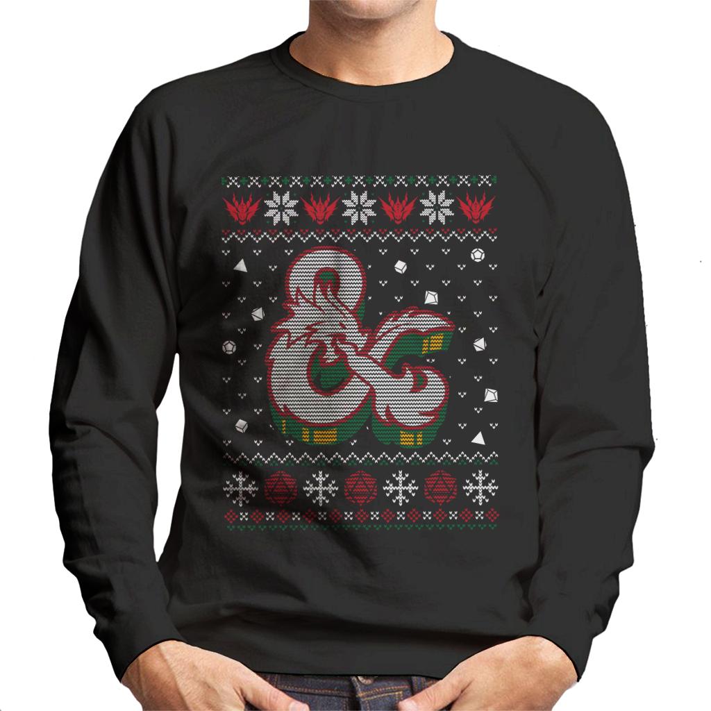 Dungeons & Dragons Ampersand Red Dragon Men's Sweatshirt product image 1