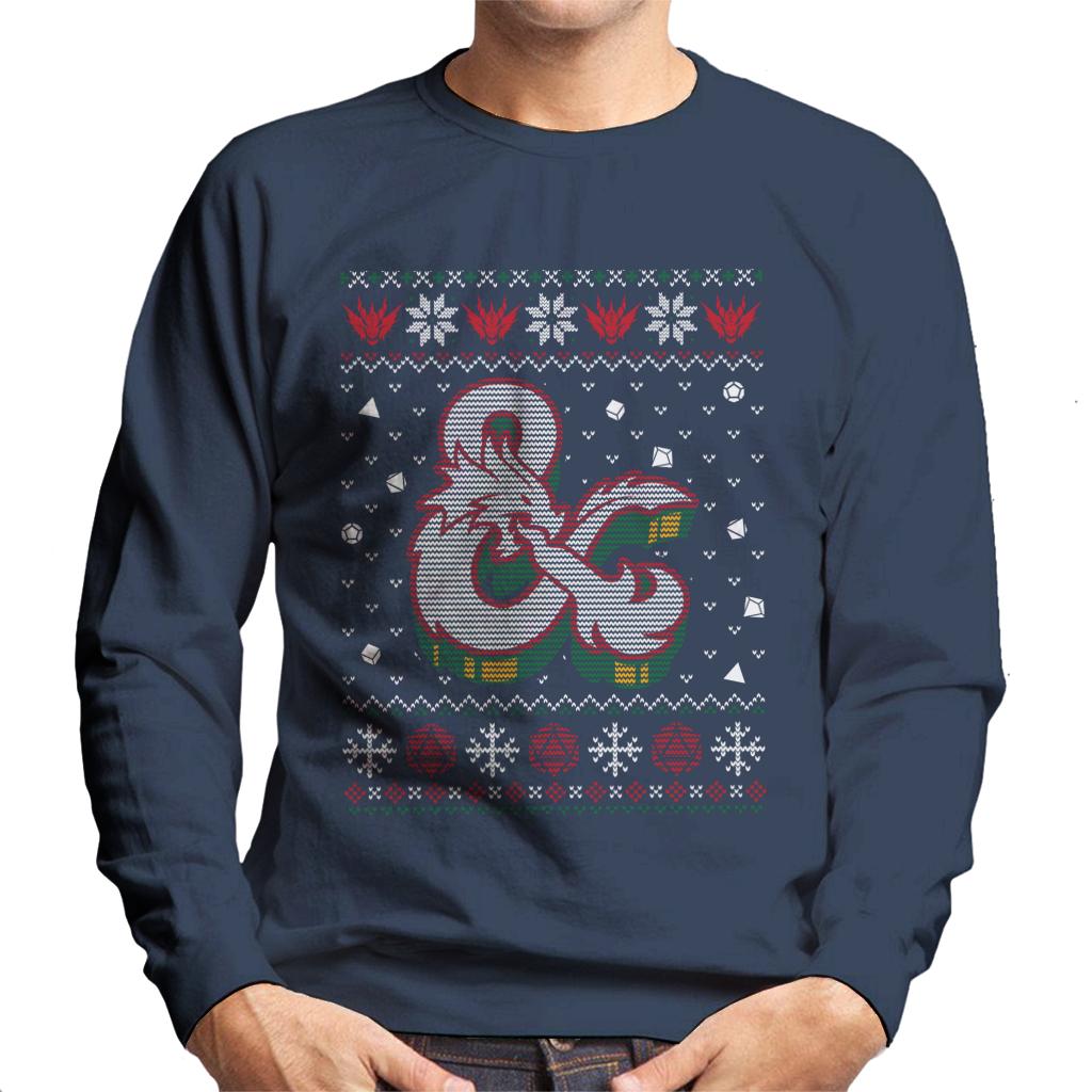 Dungeons & Dragons Ampersand Red Dragon Men's Sweatshirt product image 4