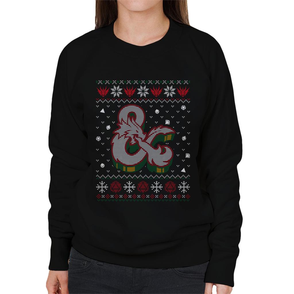 Dungeons & Dragons Ampersand Red Dragon Women's Sweatshirt product image 1
