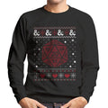 Dungeons & Dragons Christmas Dice Men's Sweatshirt product image 1