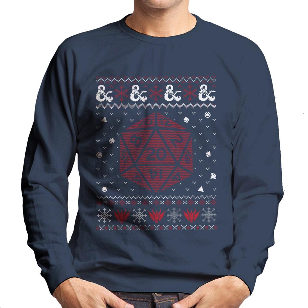 Dungeons & Dragons Christmas Dice Men's Sweatshirt product image 4