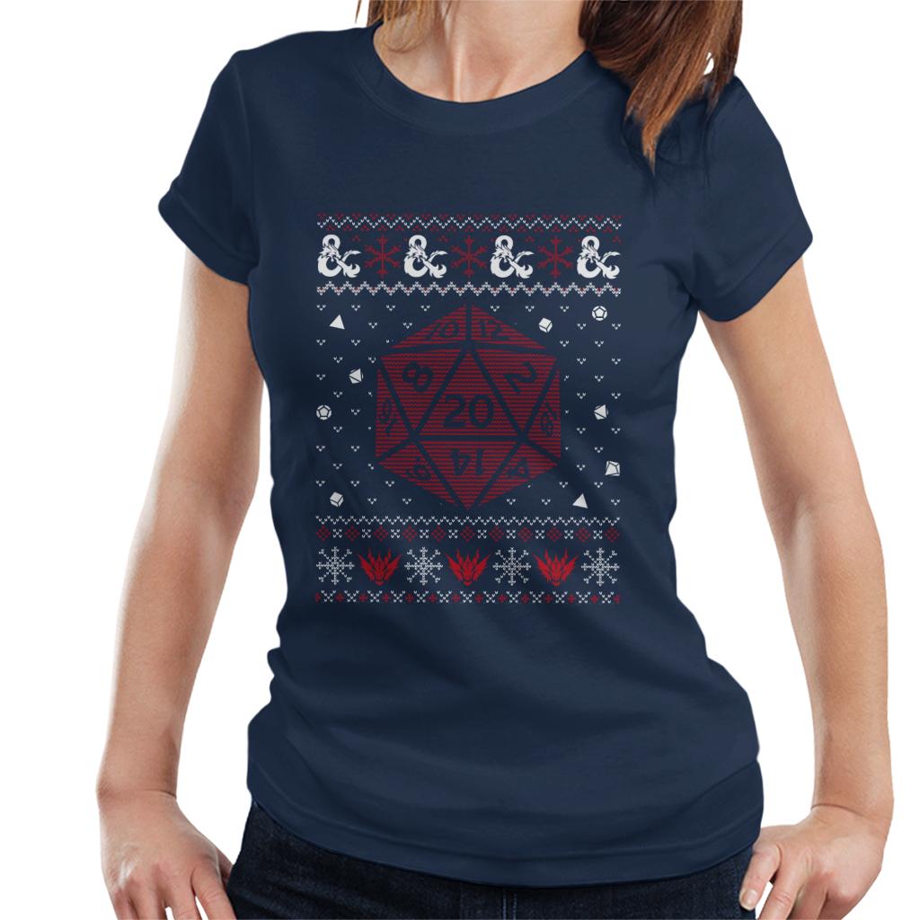 Dungeons & Dragons Christmas Dice Women's T-Shirt product image 4