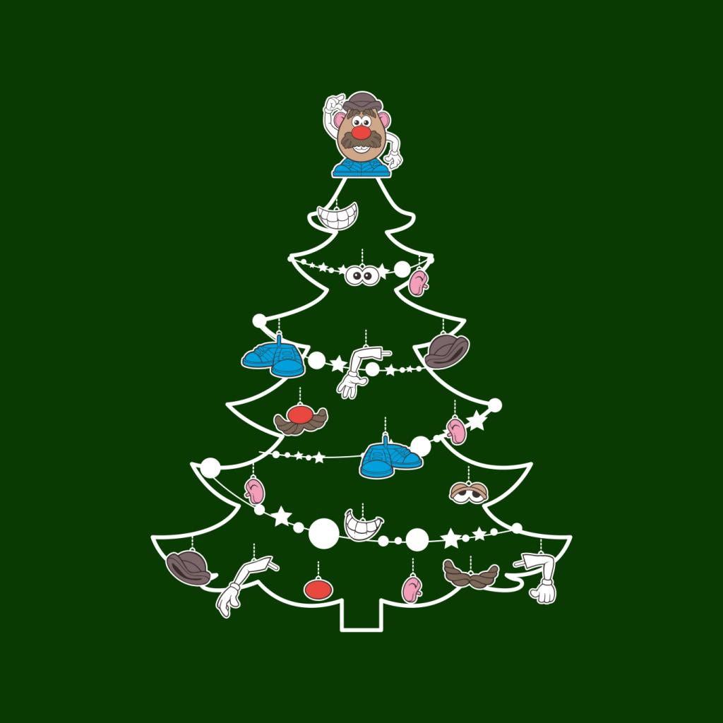 Mr Potato Head Christmas Tree Parts Women's Sweatshirt product image 5