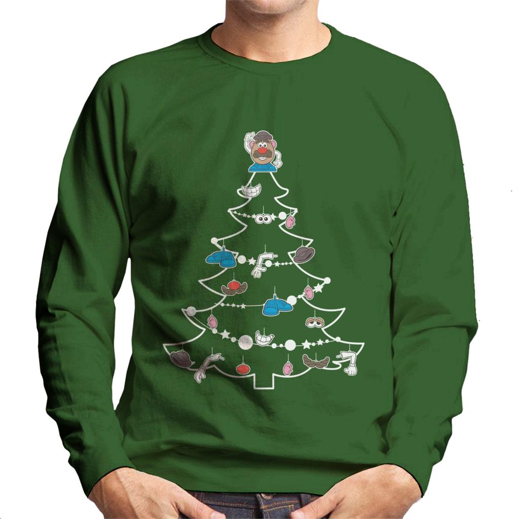 Mr Potato Head Christmas Tree Parts Men's Sweatshirt product image 4