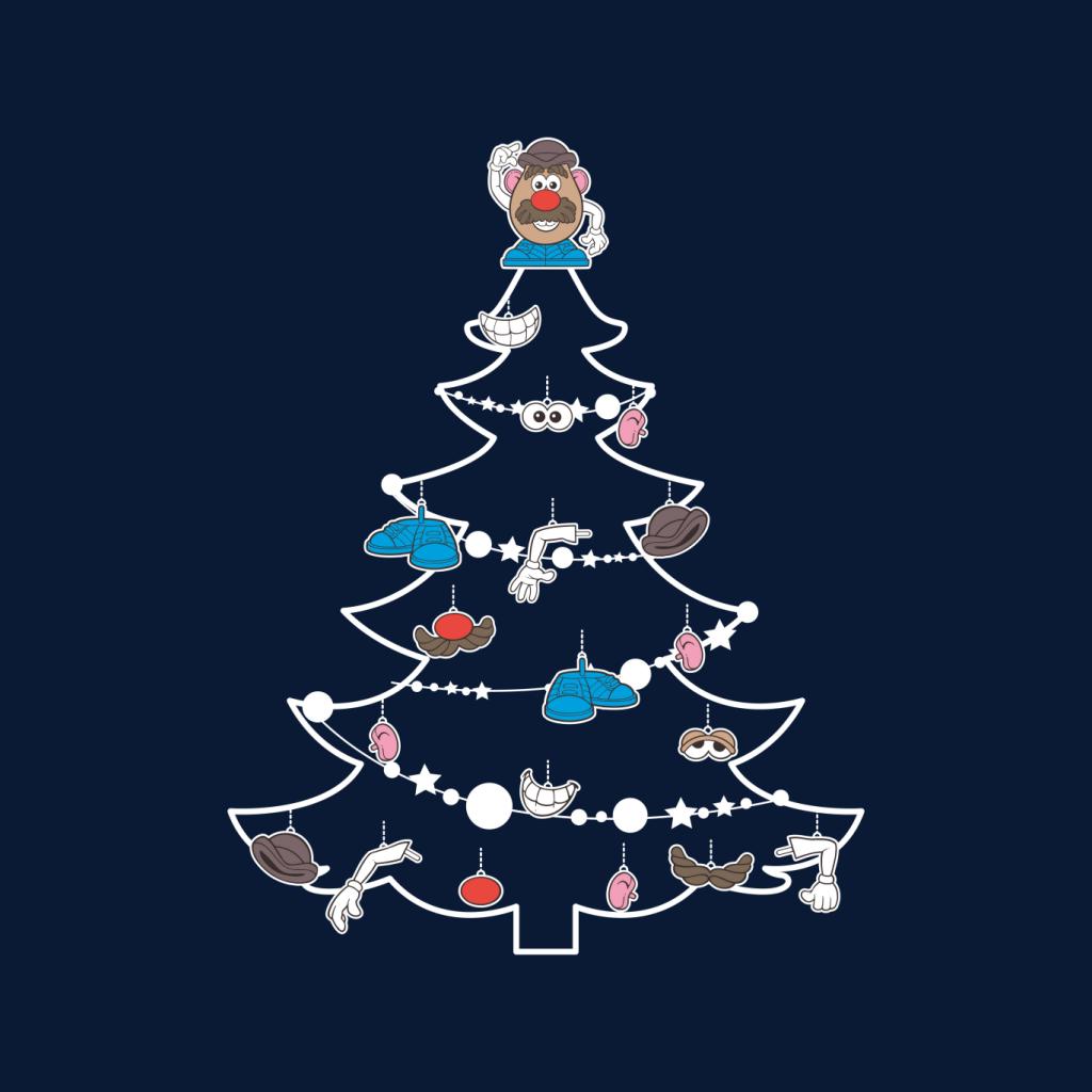 Mr Potato Head Christmas Tree Parts Women's Hooded product image 2