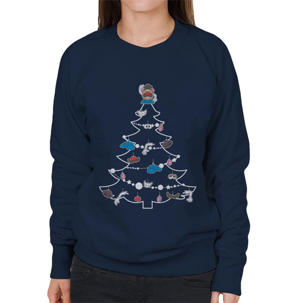 Mr Potato Head Christmas Tree Parts Women's Sweatshirt product image 1
