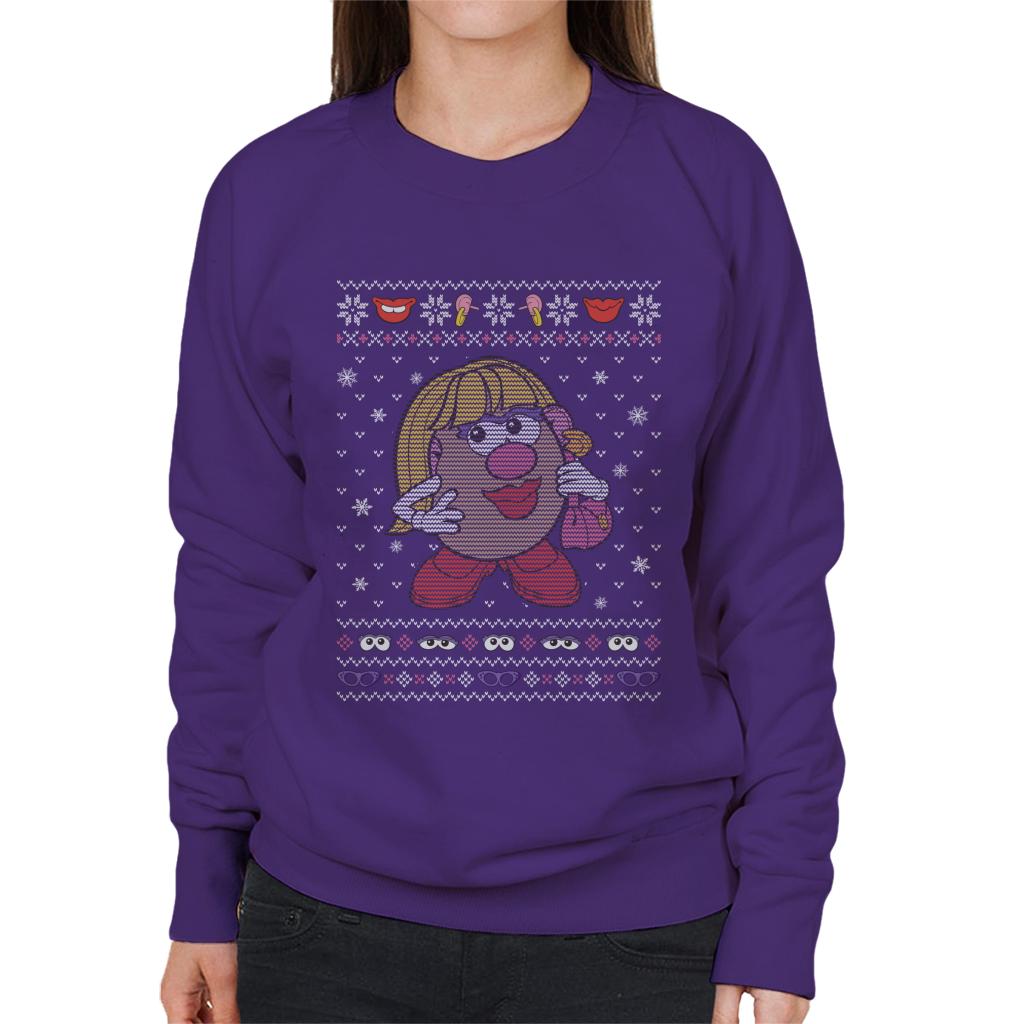 Mr Potato Head Christmas Mrs Women's Sweatshirt product image 4