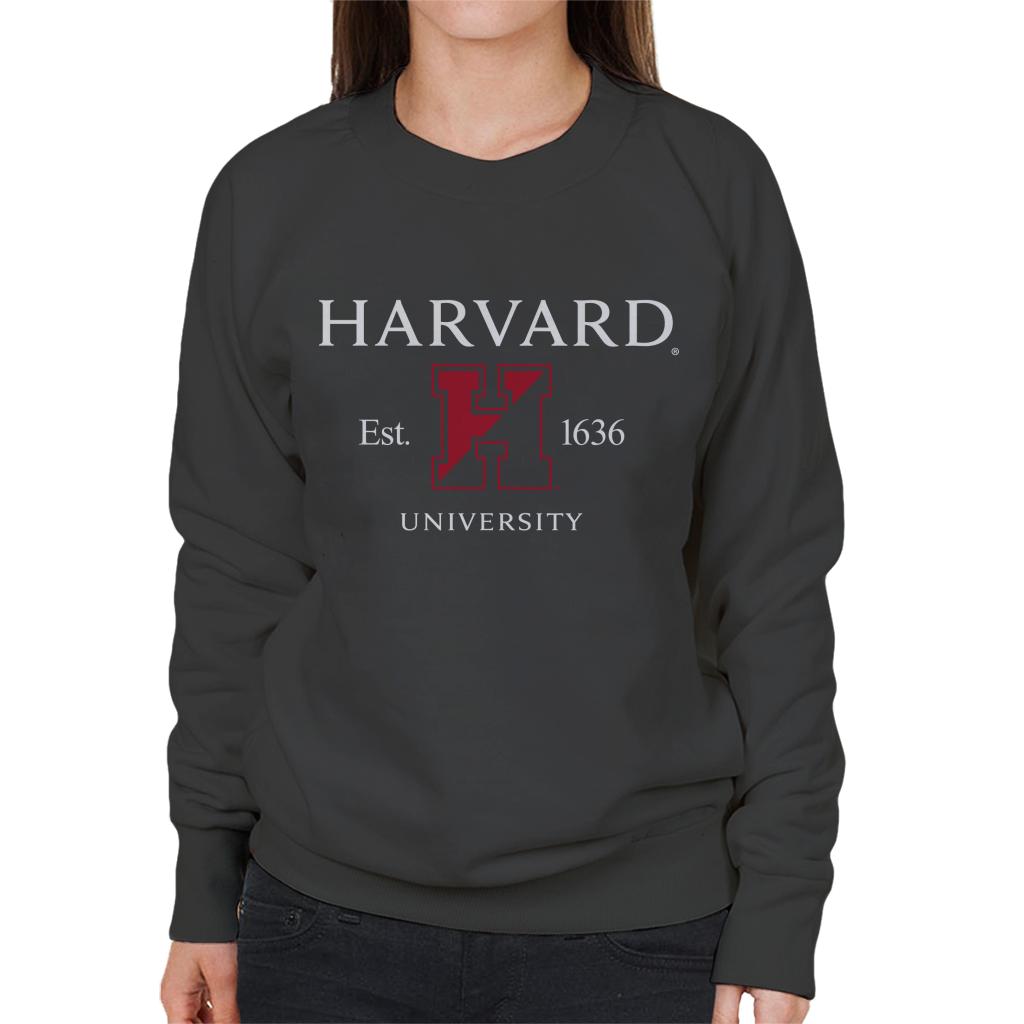 Harvard University Est 1636 Two Tone Logo Women's Sweatshirt product image 1