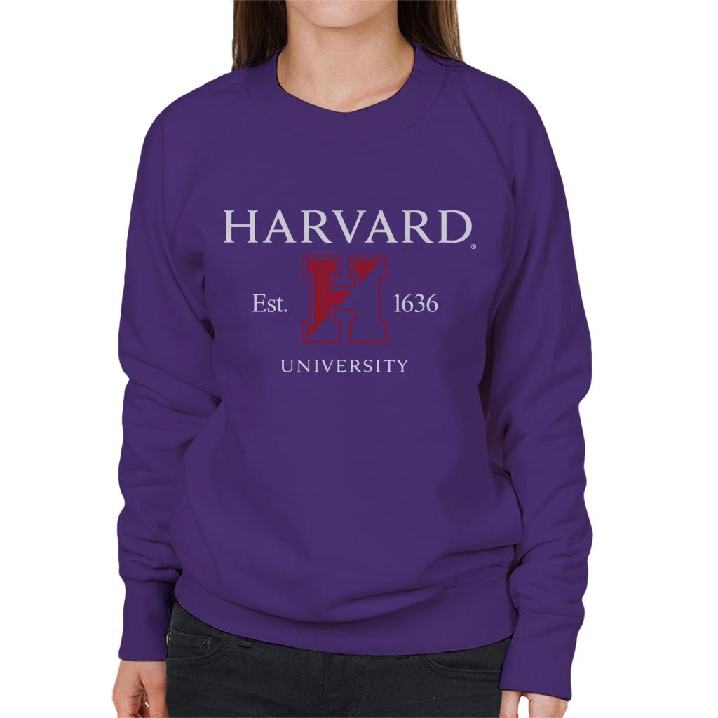 Harvard University Est 1636 Two Tone Logo Women's Sweatshirt product image 4