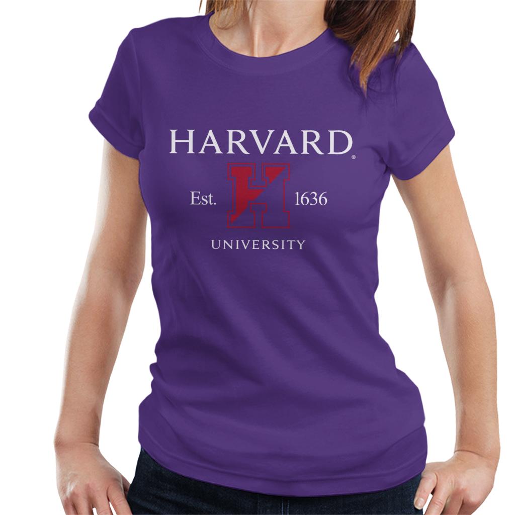 Harvard University Est 1636 Two Tone Logo Women's T-Shirt product image 4