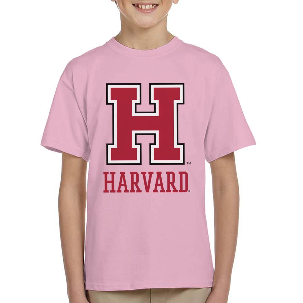 Harvard University Varsity Red H Logo Kid's T-Shirt product image 6