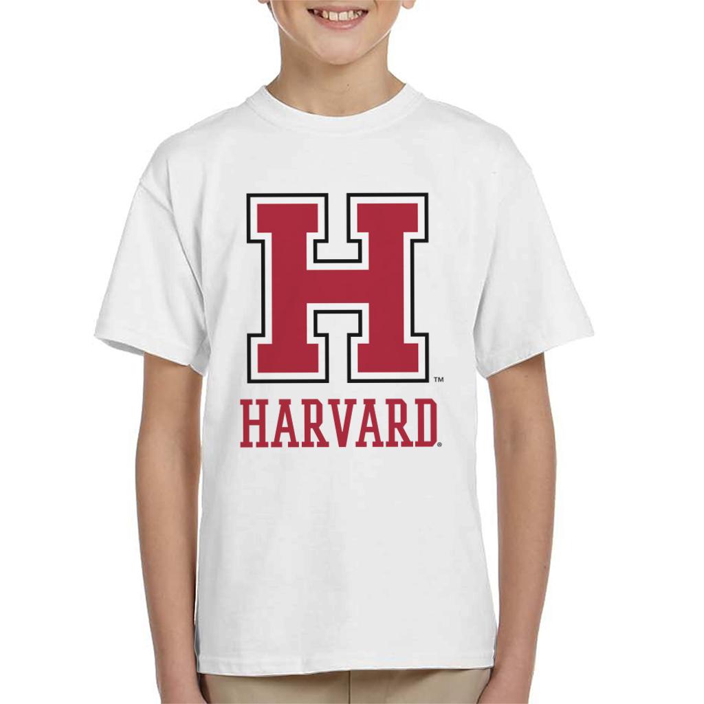 Harvard University Varsity Red H Logo Kid's T-Shirt product image 4